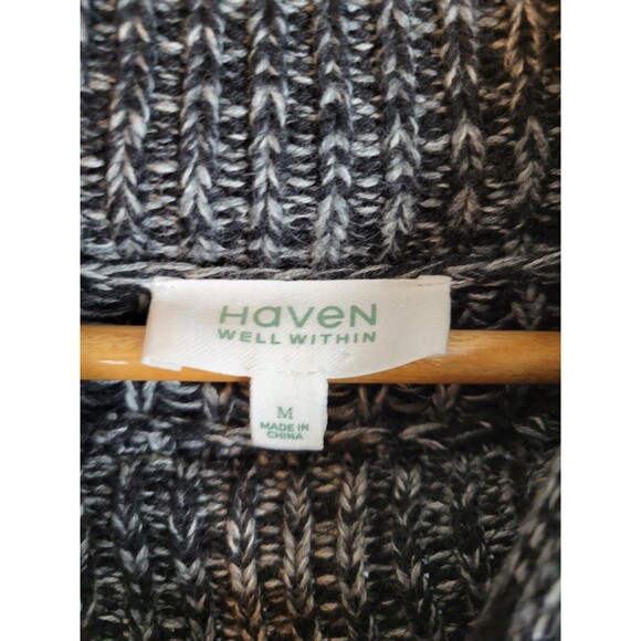 Haven Well Within Knit Tunic Sweater Size M Ombre Rollneck - Picture 5 of 9